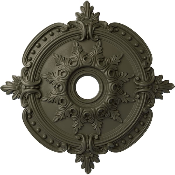 Ekena Millwork Benson Classic Medallion (Canopies up to 6 1/2"), 28 3/8"OD x 3 3/4"ID x 1 5/8"P, Witch Hazel CM28BEWHF - main